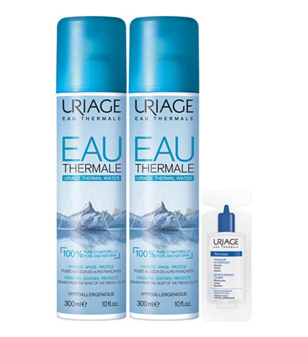 Uriage Eau Thermal Mist 300ml x 2p + Hair Moss Toner 8ml