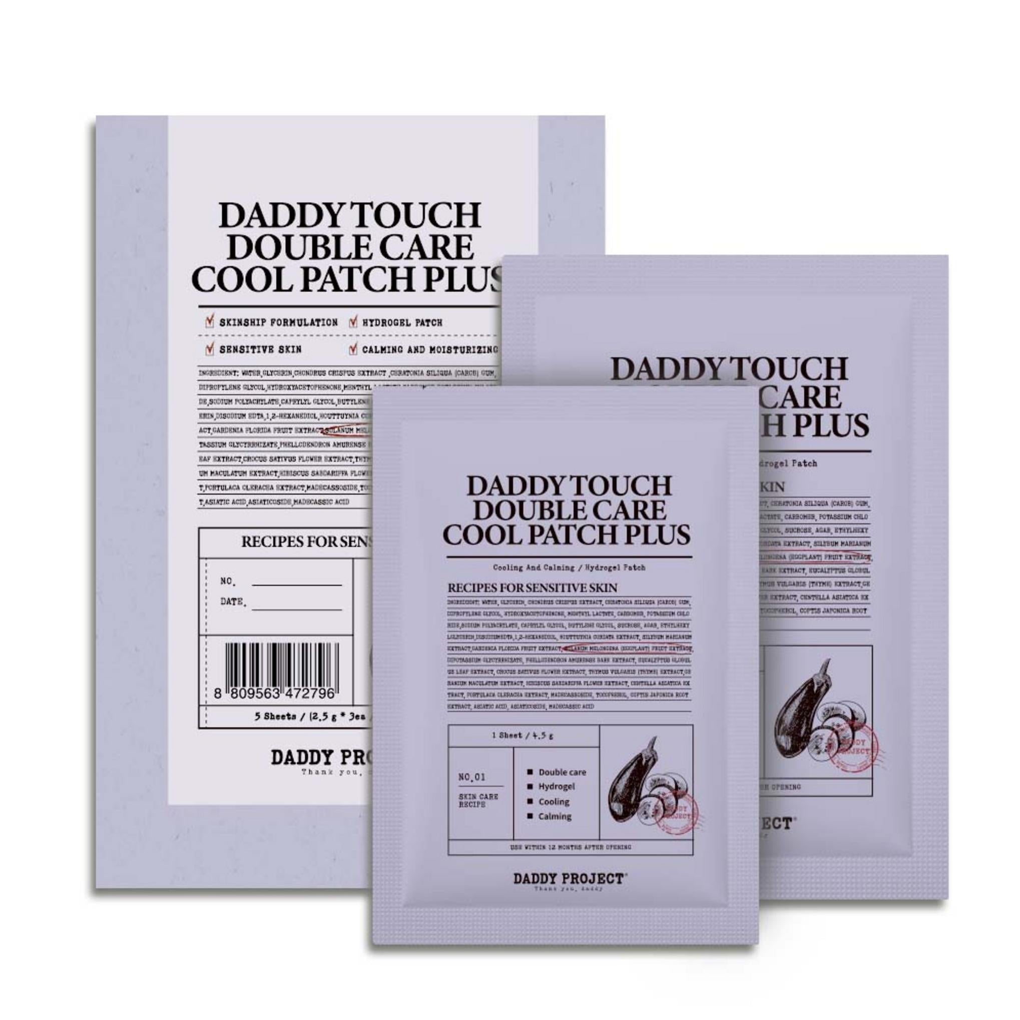 Daddy Project Daddy Touch Parche Refrescante Antipirético Doble Cuidado Plus 2,5g 3p + 4,5g 2p