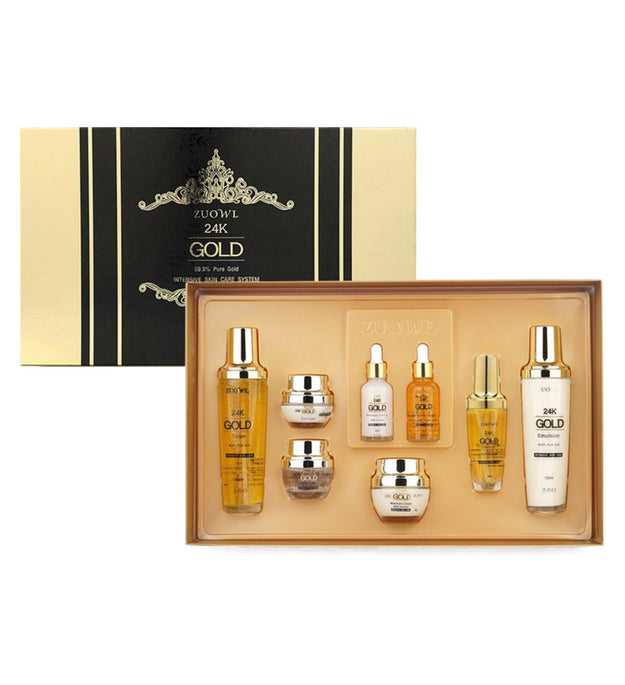 ZUOWL 24K Gold Intensive Skin Care Women's Cosmetics Set of 8