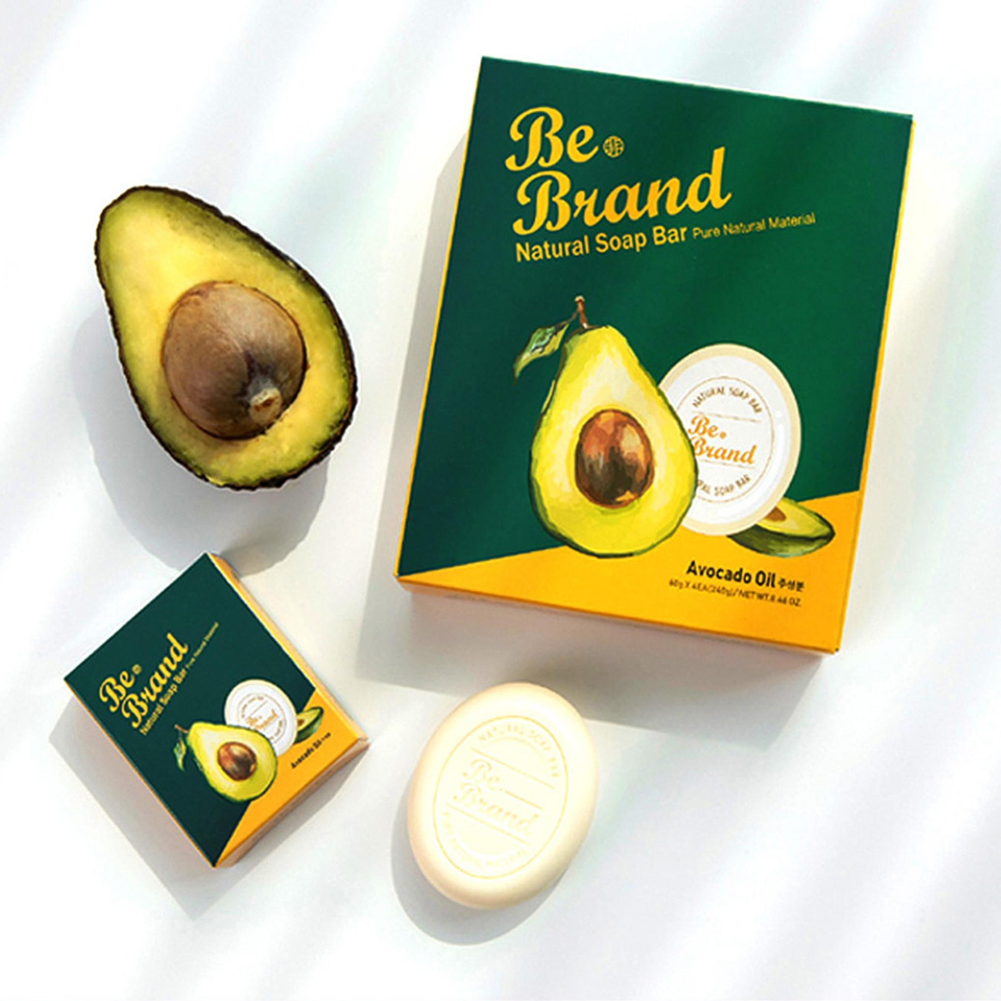 Увлажняющее мыло «Все в одном» Мыло с авокадо Очищающее мыло Мыло с маслом 60 гX4 шт.