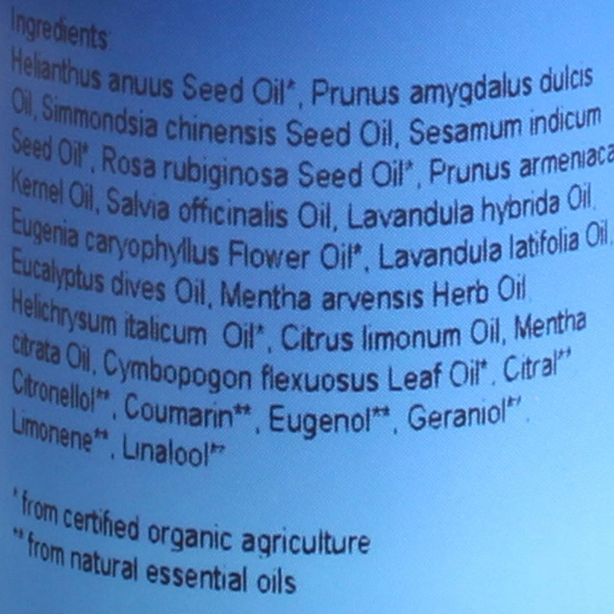 Óleo facial de limpeza Oshadhi Essential In-Base