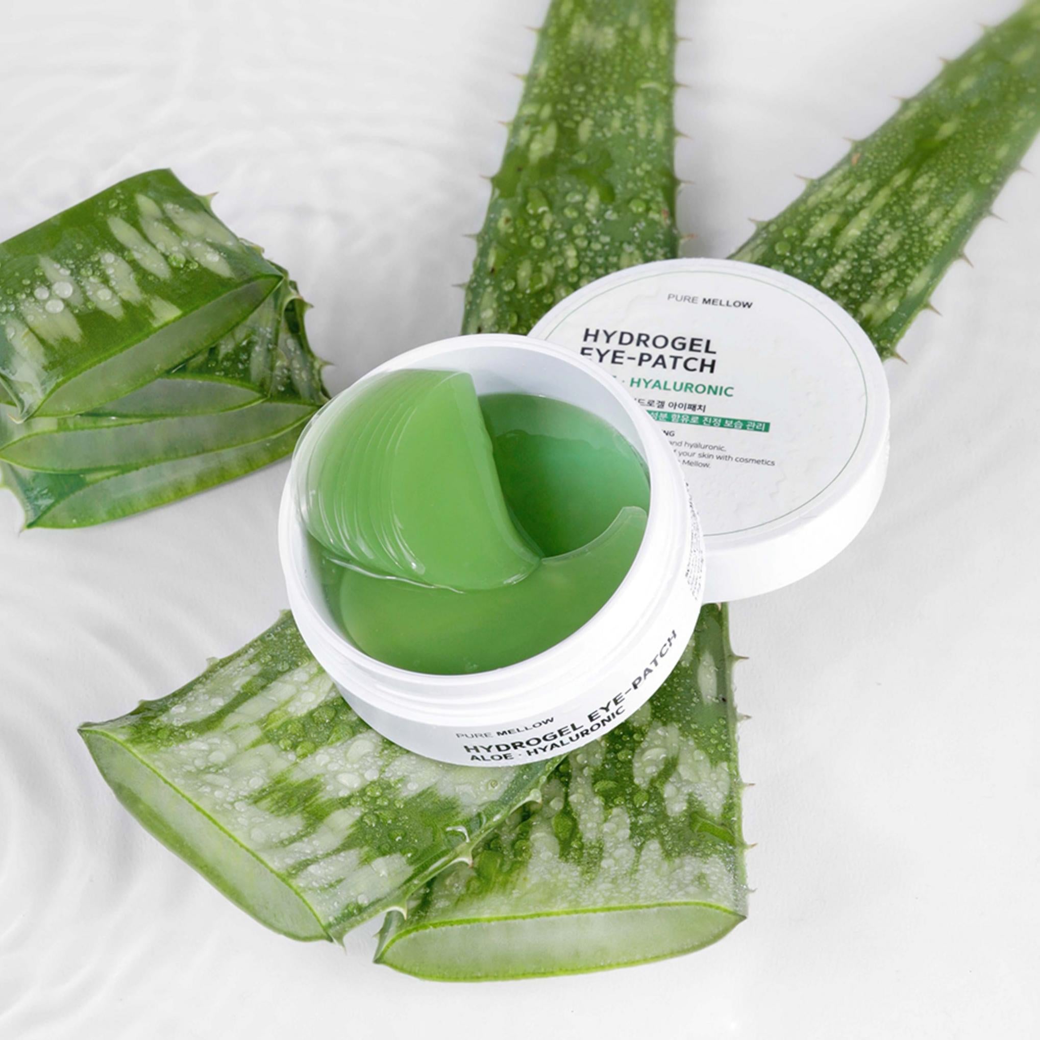 Parche para ojos con ácido hialurónico y aloe puro y suave