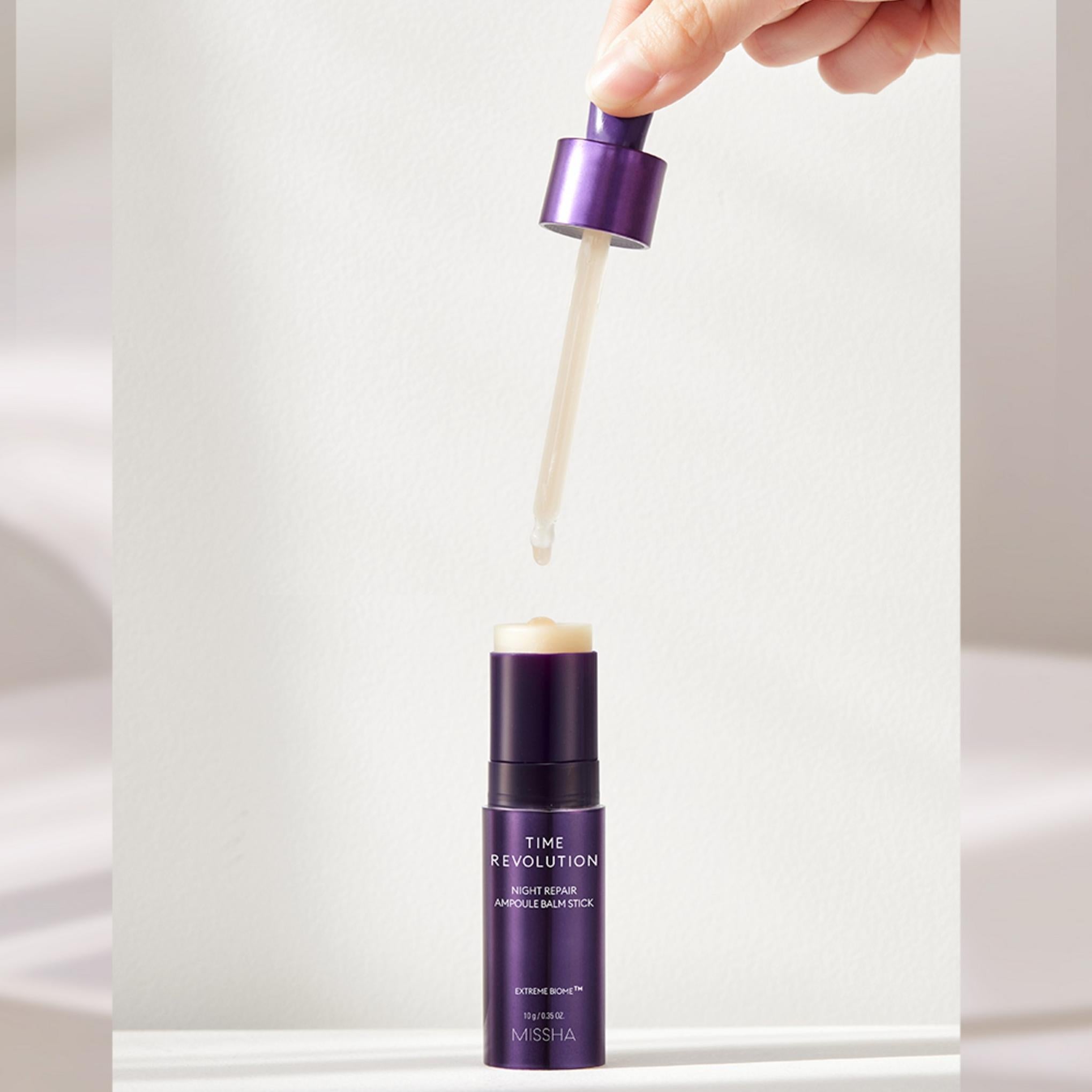 Missha Time Revolution Bálsamo Stick Ampola Reparadora Noturna