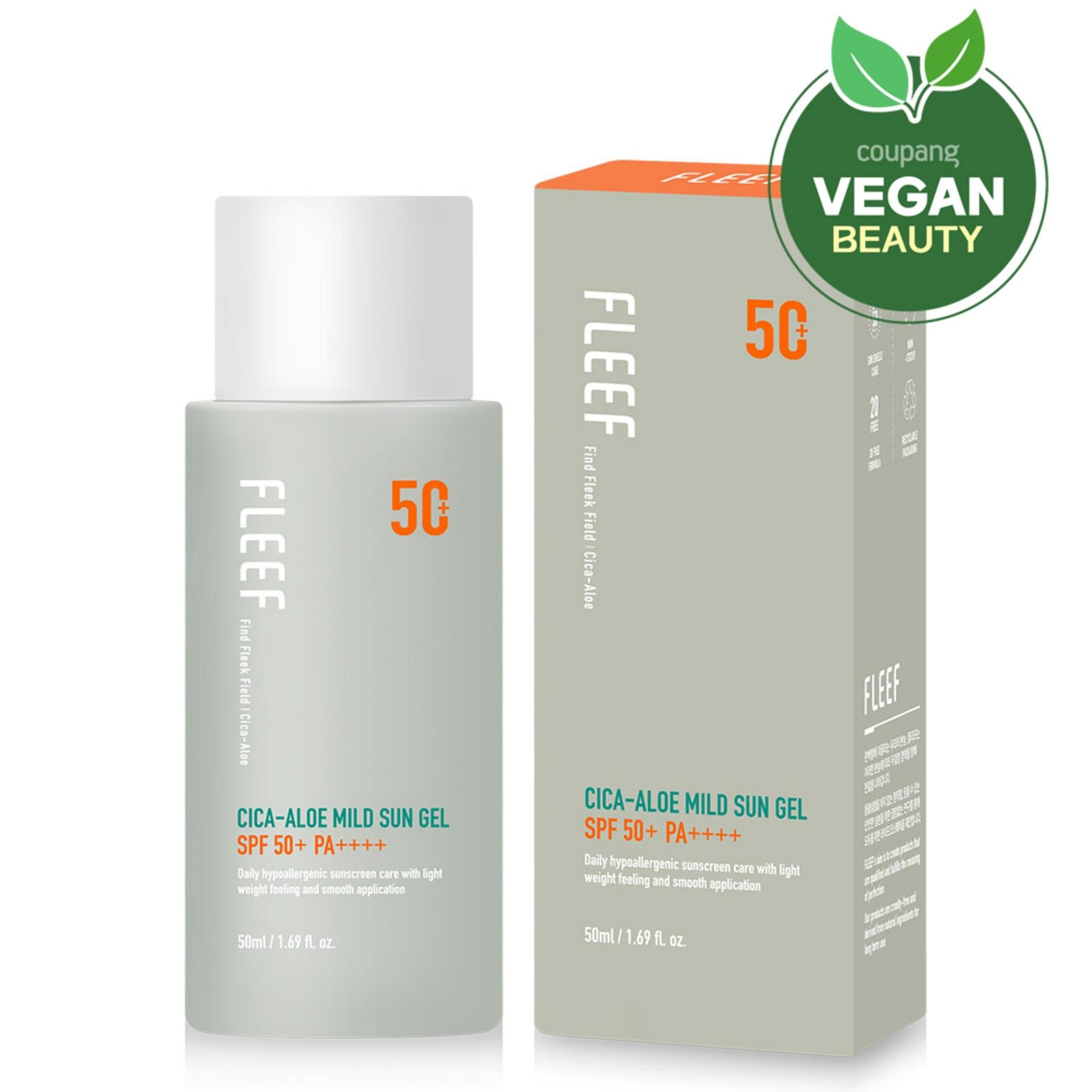 Flip Cica Aloe Mild Hypoallergenic Sun Gel SPF50+ PA++++