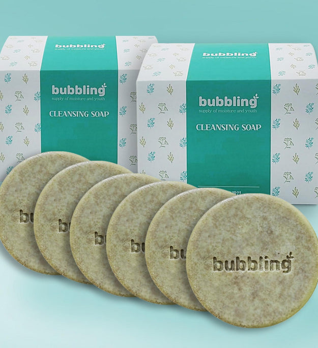 Jabón natural burbujeante Jabón Eoseongcho Jabón para el acné 100g