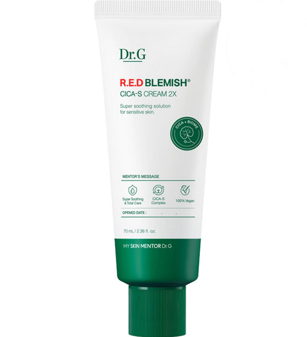Crema vegana para imperfecciones rojas Cica S del Dr.G 2X 70 ml