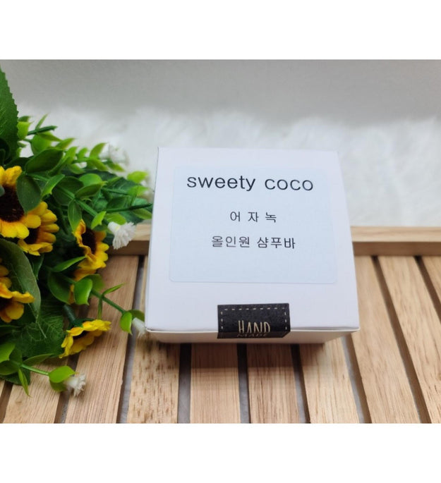 Sweety Coco Urjanok Shampoo em barra multifuncional 100g Sabonete