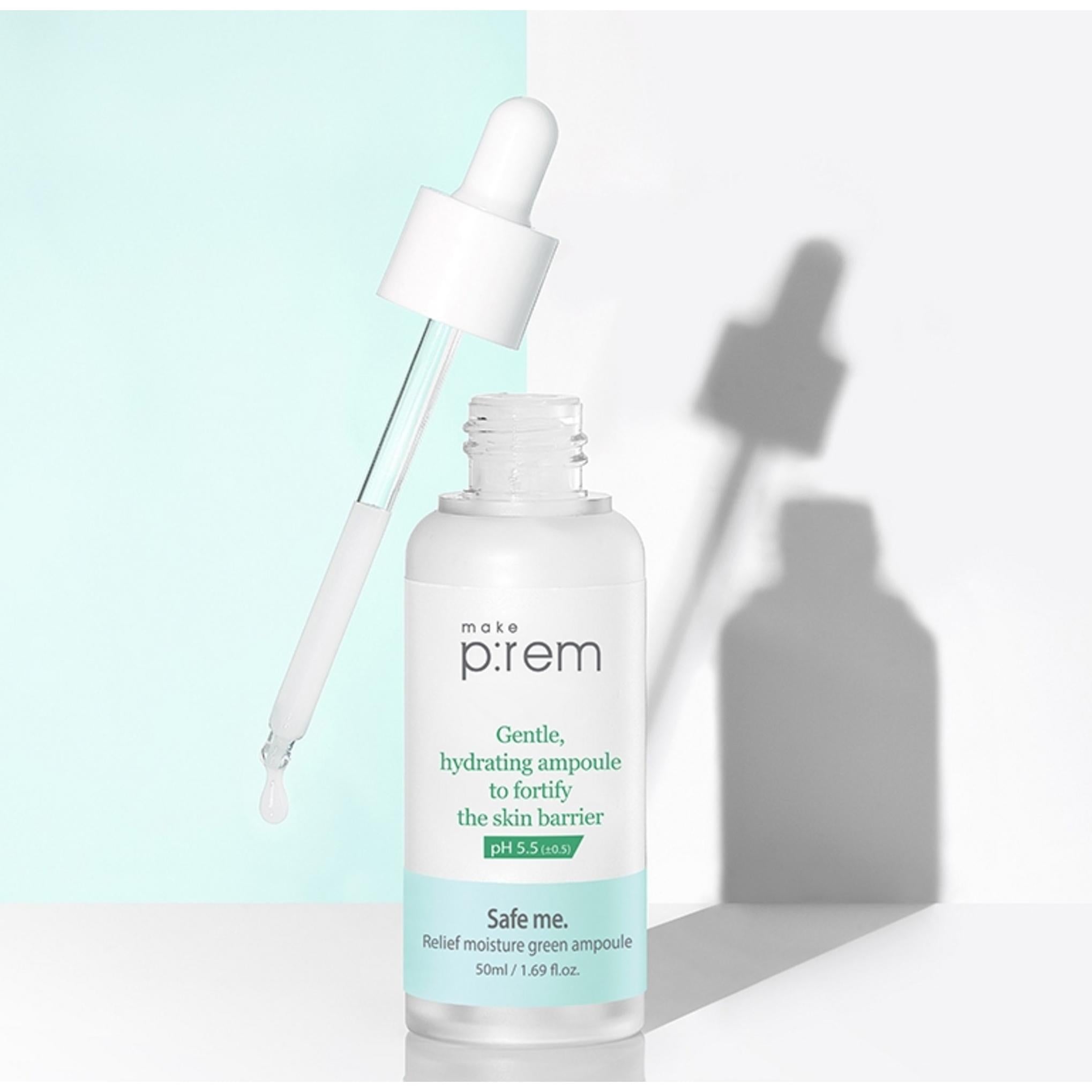 Make Prem Safe Me Sollievo Idratante Verde Ampolla
