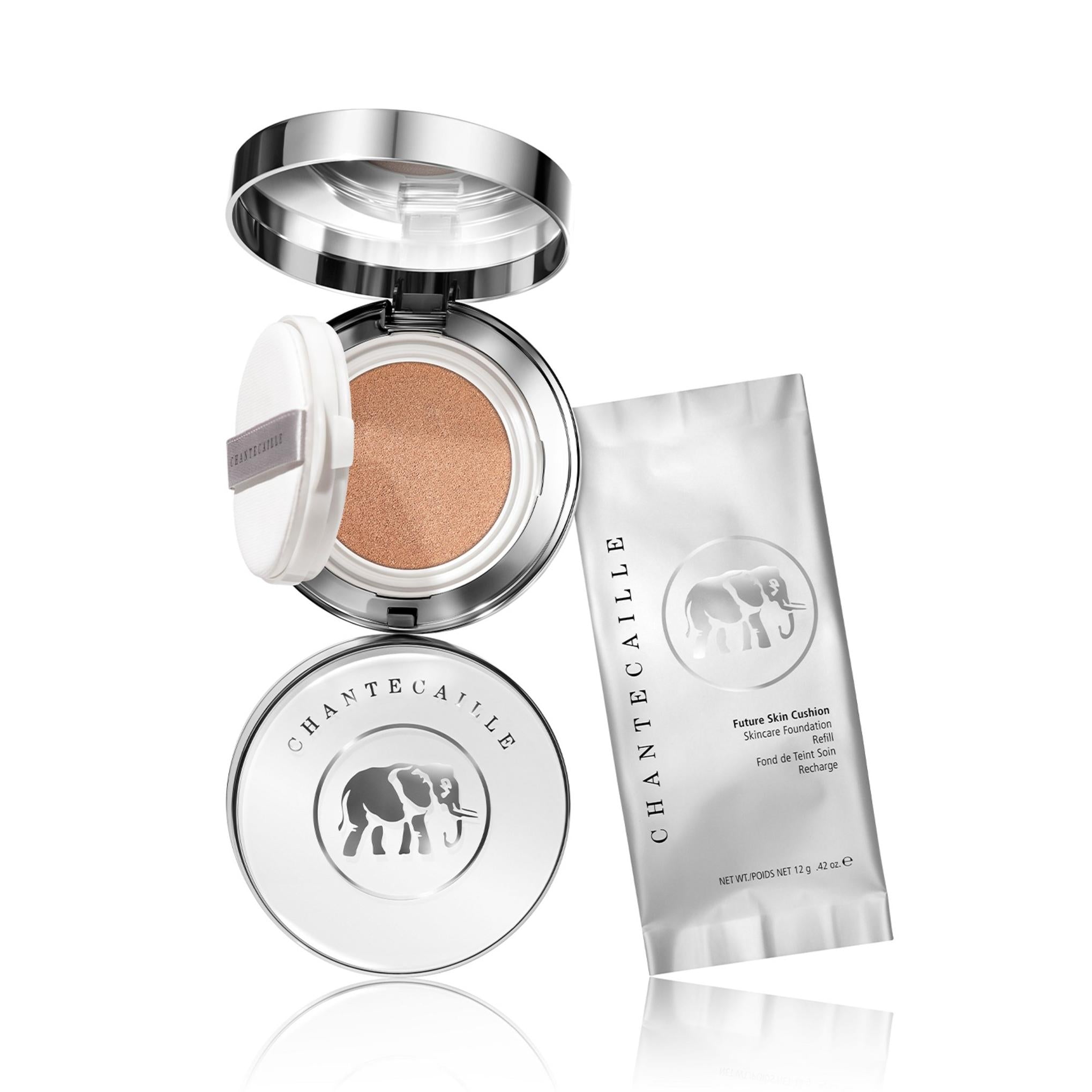 Chantecaille Future Skin Cushion Fond de Teint Soin 12 g + Recharge 12 g