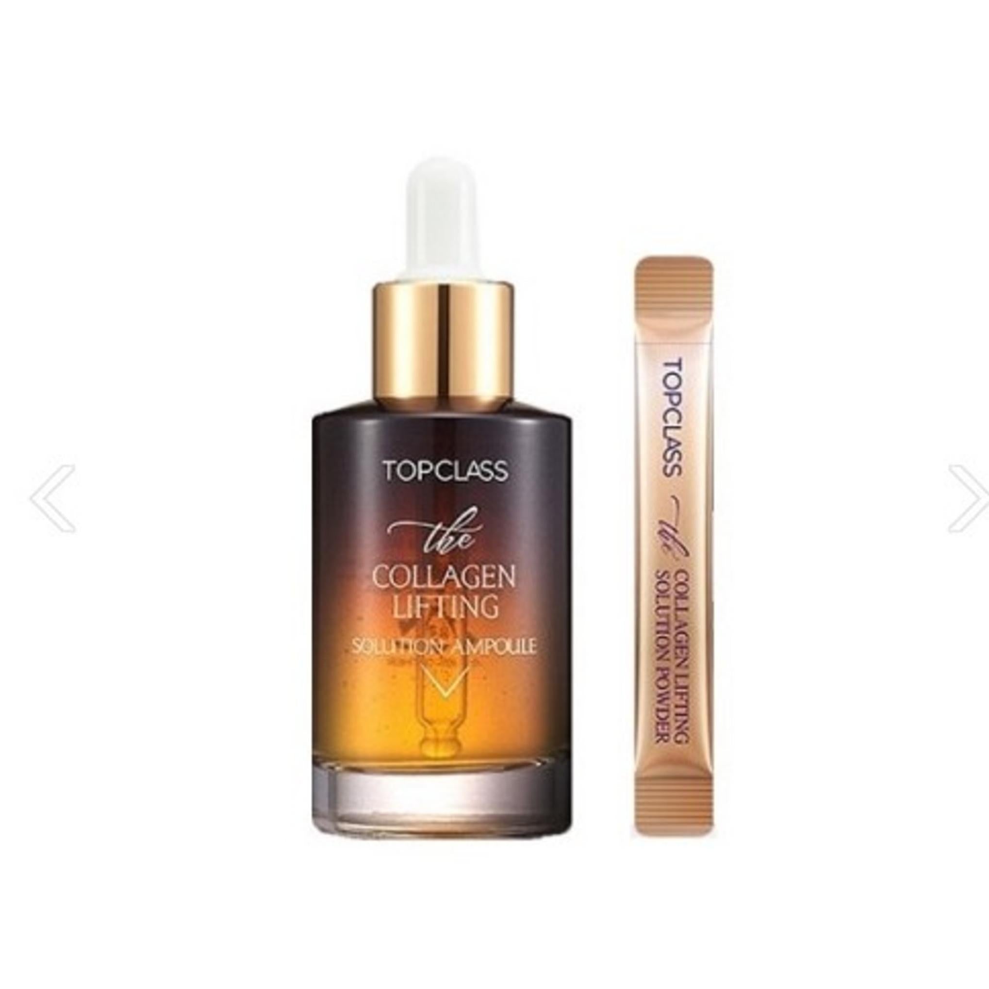 Charmzone トップクラス コラーゲン リフティング ソリューション アンプル 50ml + パウダー 0.5g セット