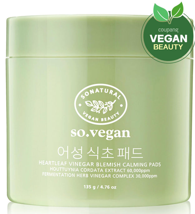 So Natural So Heart Leaf Vinegar Blemish Calming Pad 135g