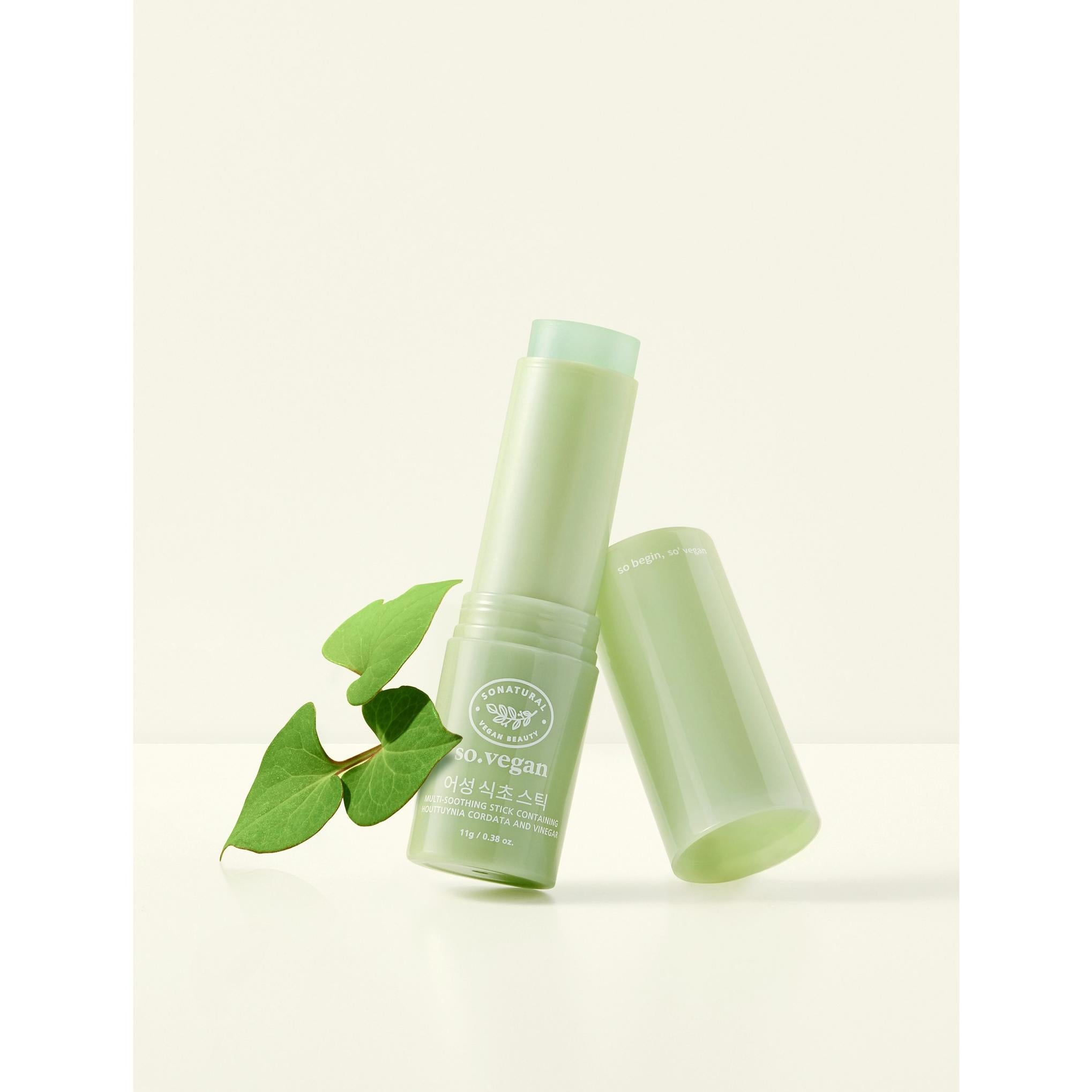 So Natural So Vegan Heart Leaf Vinegar Multi Calming Stick 11g