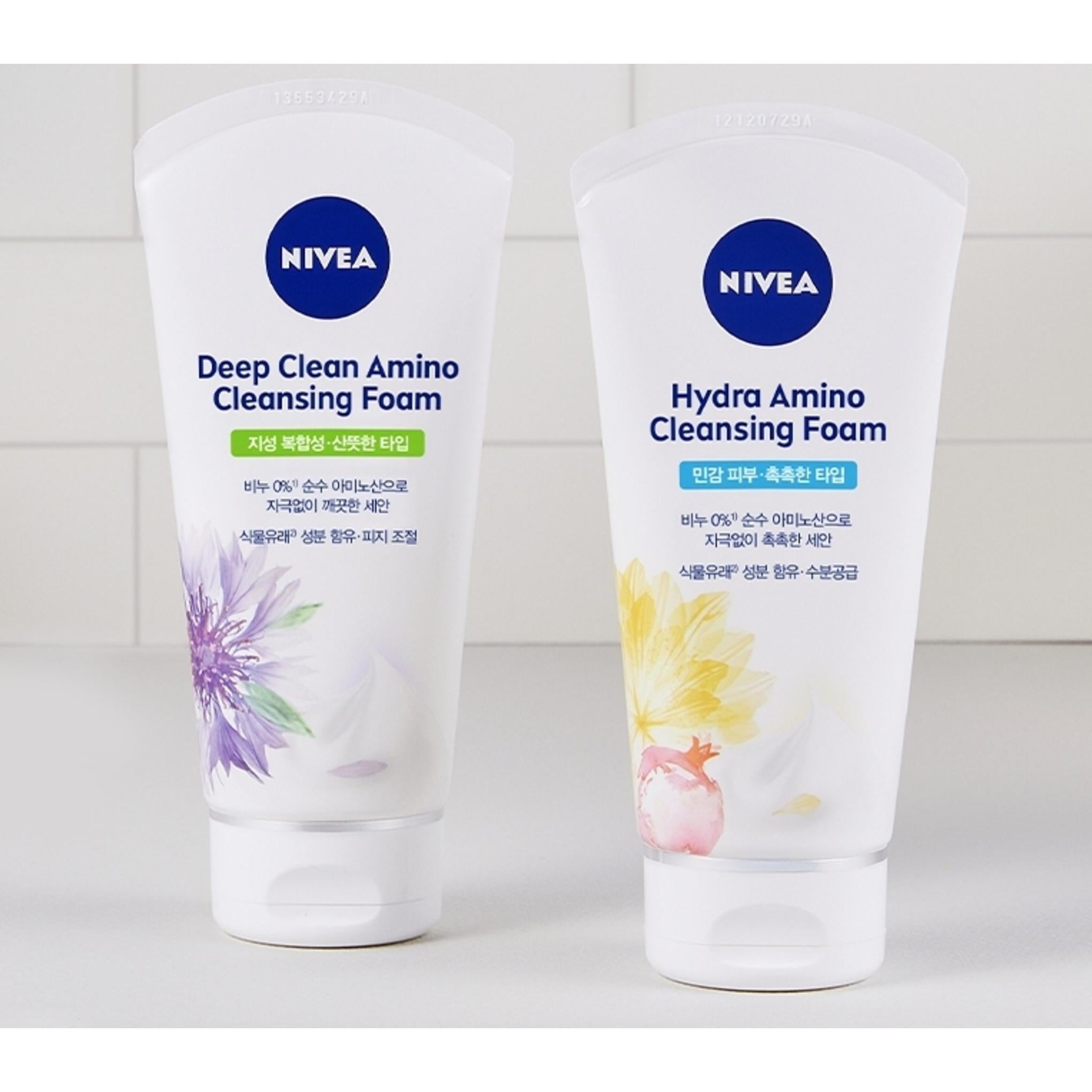 Mousse nettoyante Nivea Hydra Amino