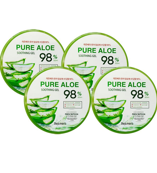 Rejuvera Gel hydratant apaisant sans alcool Gel apaisant à l'aloe Vera 300 ml crème hydratante Lotion hydratante
