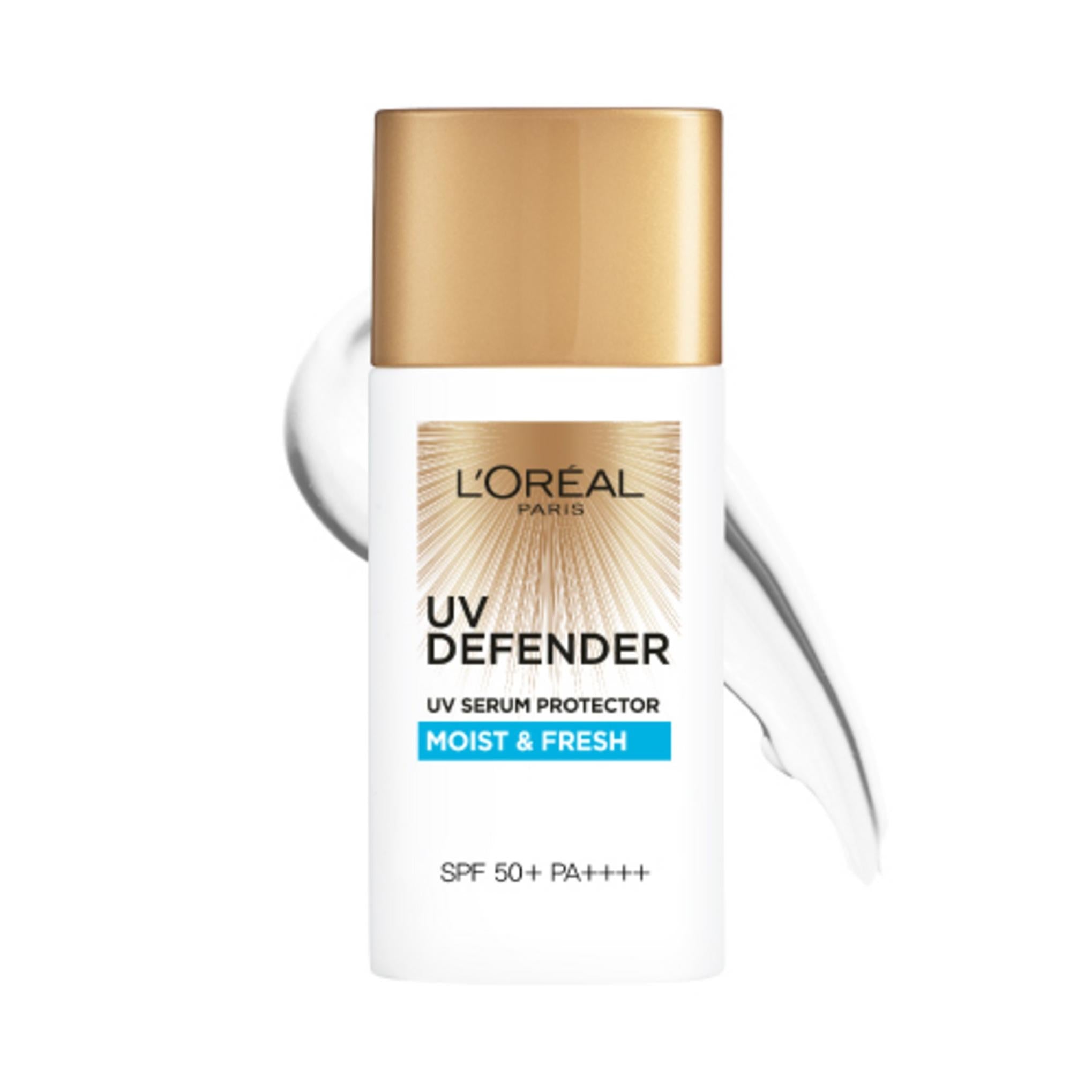 L'Oreal Paris UV Defender Moist and Fresh Aqua Солнцезащитный крем SPF50+ PA++++