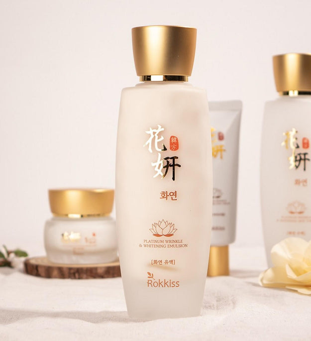 Rocky's Hwayeon Herbal Basic Cosmetics 4 Types + Shopping Bag