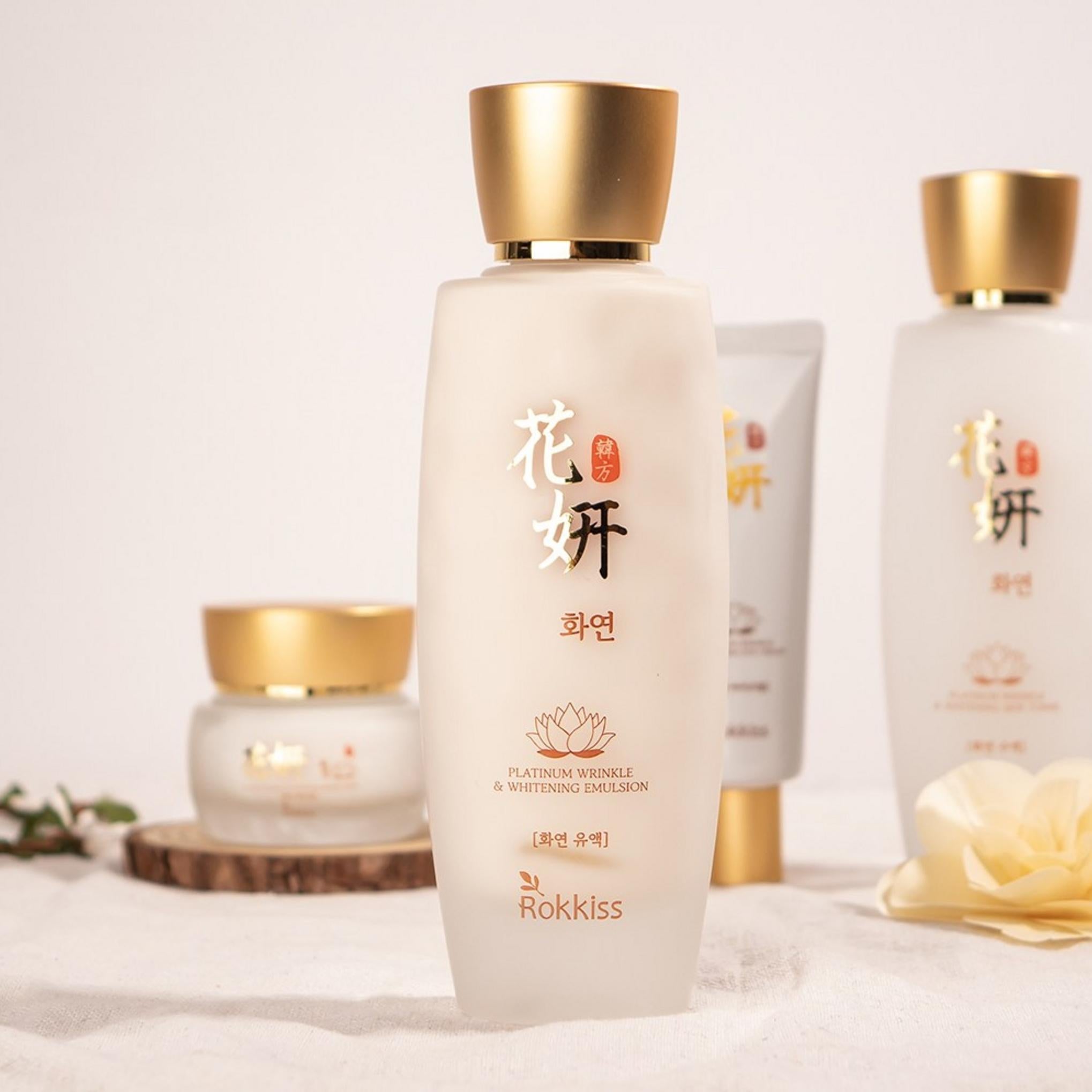 Rocky's Hwayeon Herbal Basic Cosmetics 4 Types + Shopping Bag
