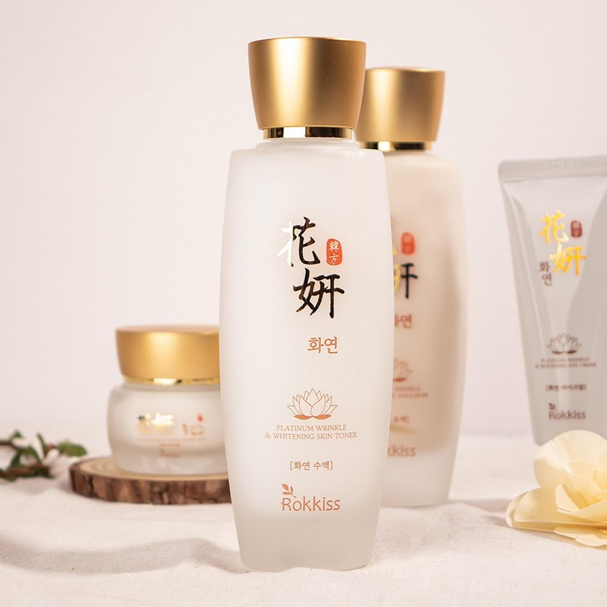 Rocky's Hwayeon Herbal Basic Cosmetics 4 Types + Shopping Bag