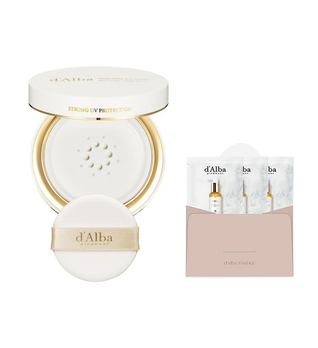Dalba Moist Glow Sun Serum Pact Type 13ml SPF50+ PA++++ + Serum Cleanser 3ml x 3p Set