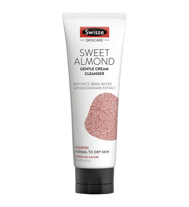 Swiss Skincare Sweet Almond Gentle Cream Cleanser Normal to Dry Skin
