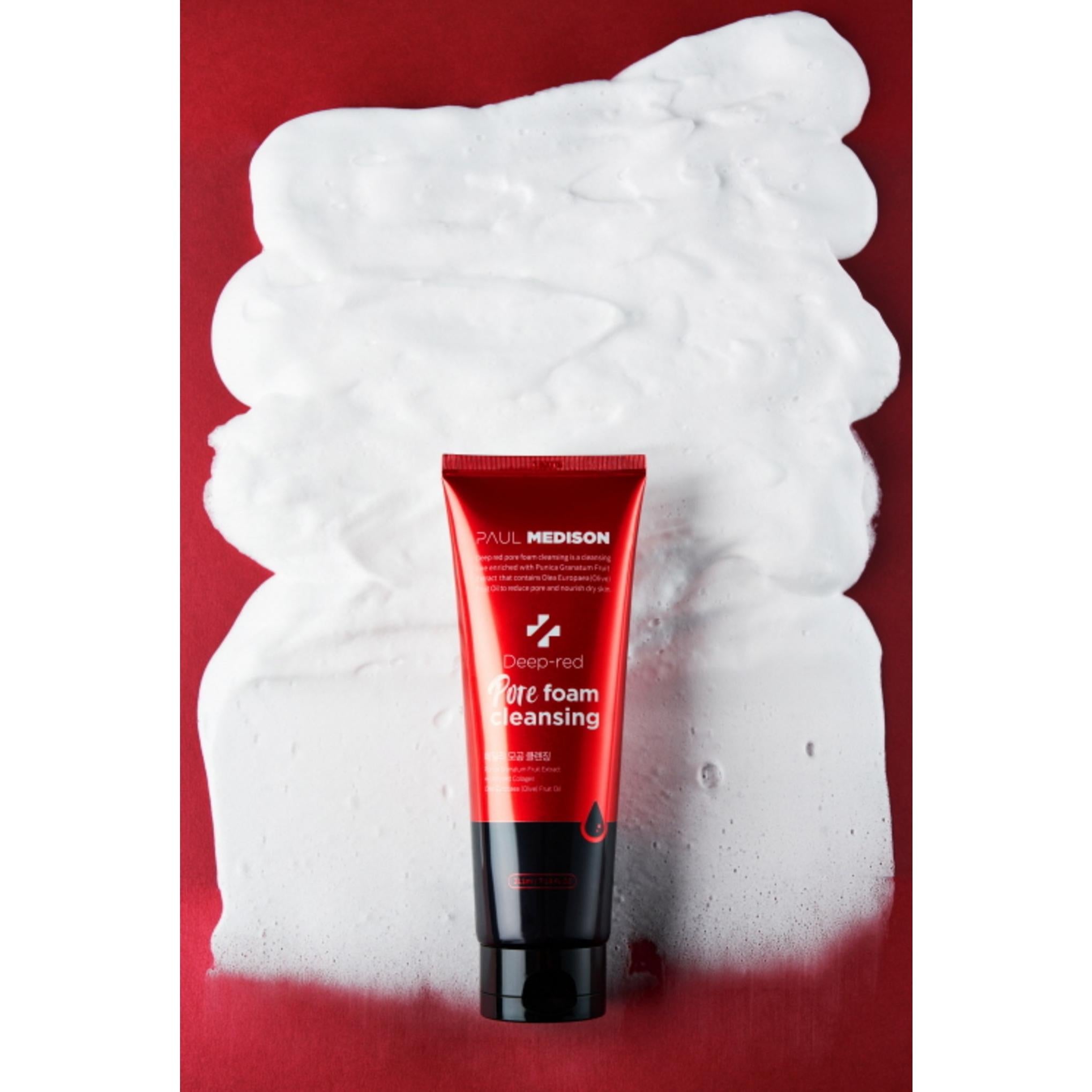 ポール メディソン マイクロ ホイップ ディープ レッド ポア フォーム クレンジング 211ml