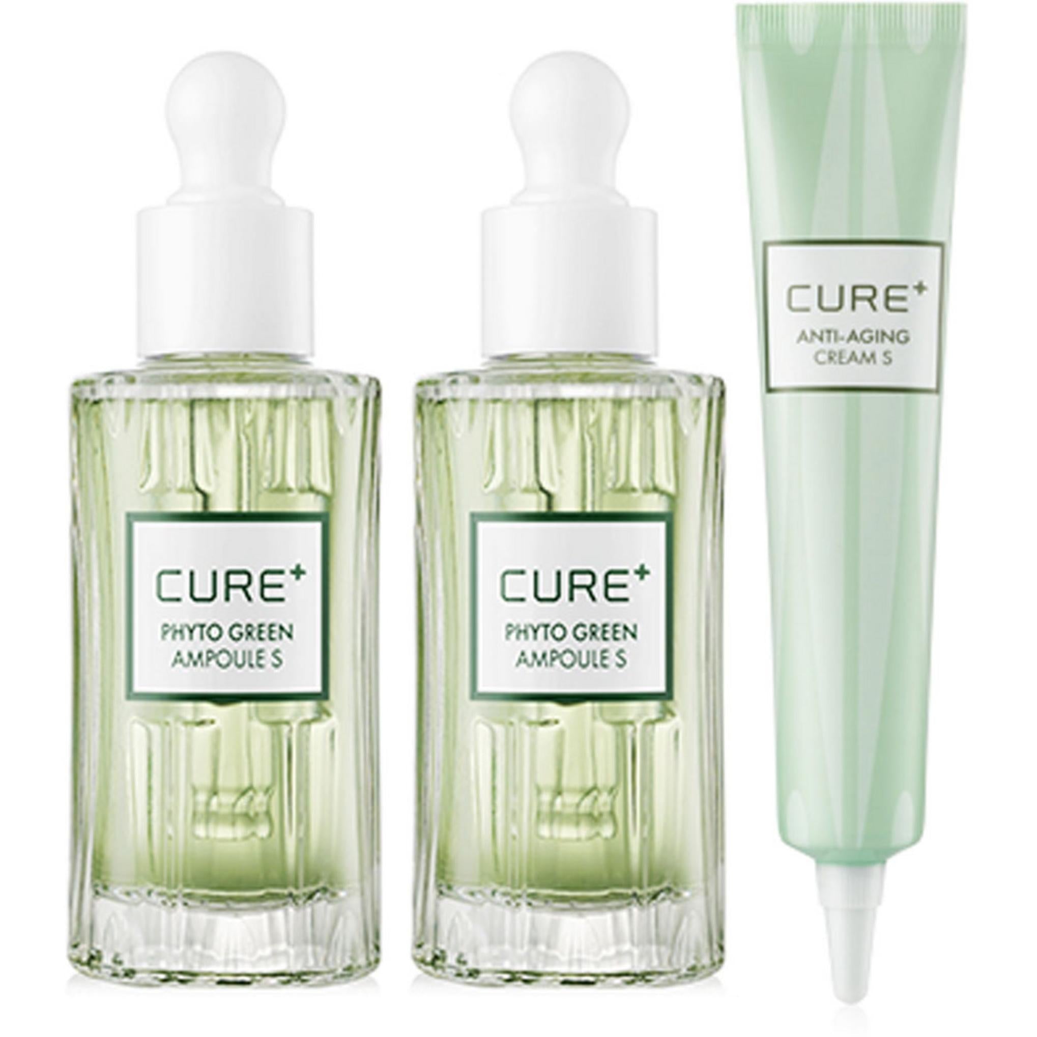キム・ジョンムン アロエ ラセンス ロー キュア フィト グリーン アンプル S 50ml x 2本 + アンチエイジング クリーム S 30g セット
