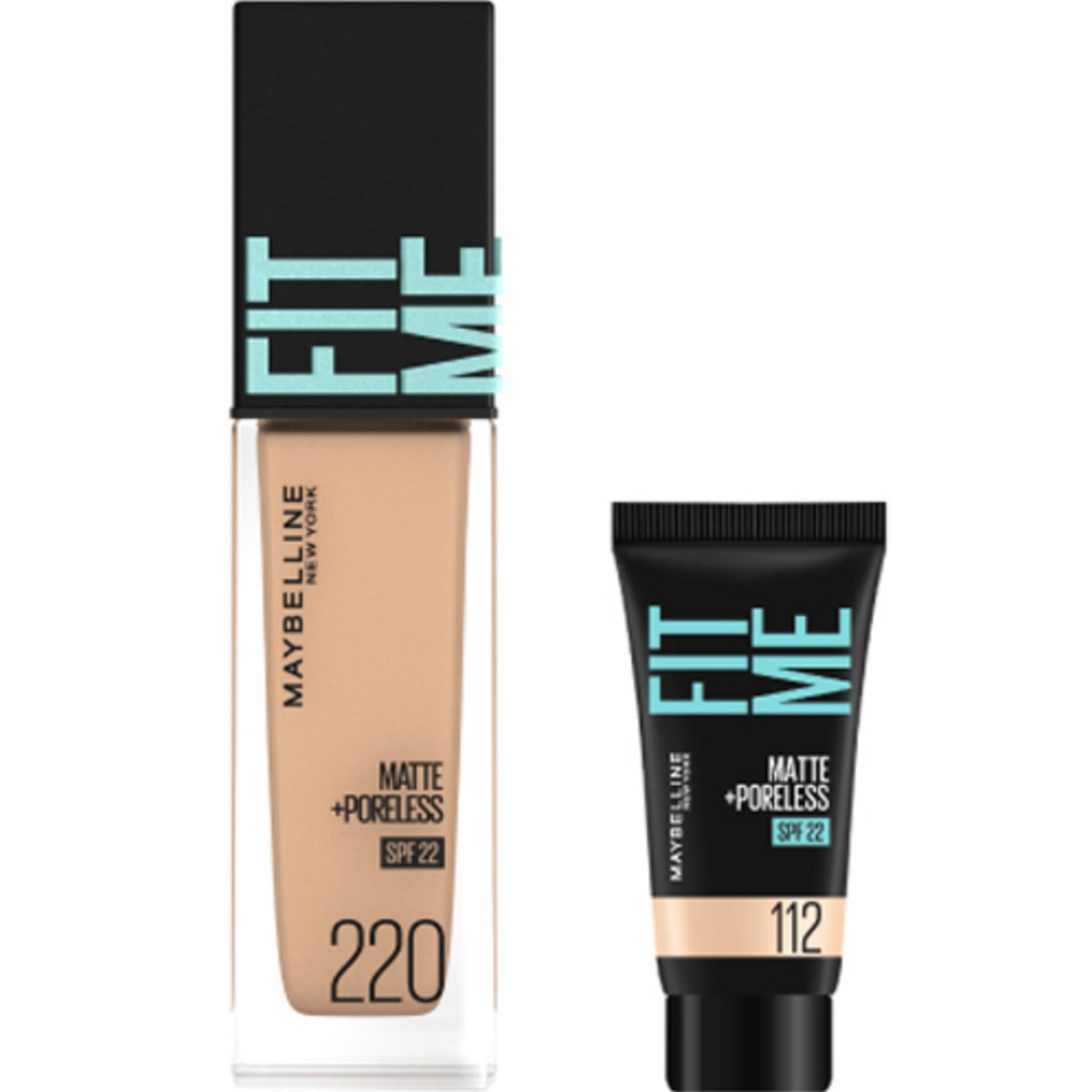 Conjunto Base Maybelline Fit Me Reno 30ml + Mini Base 5ml