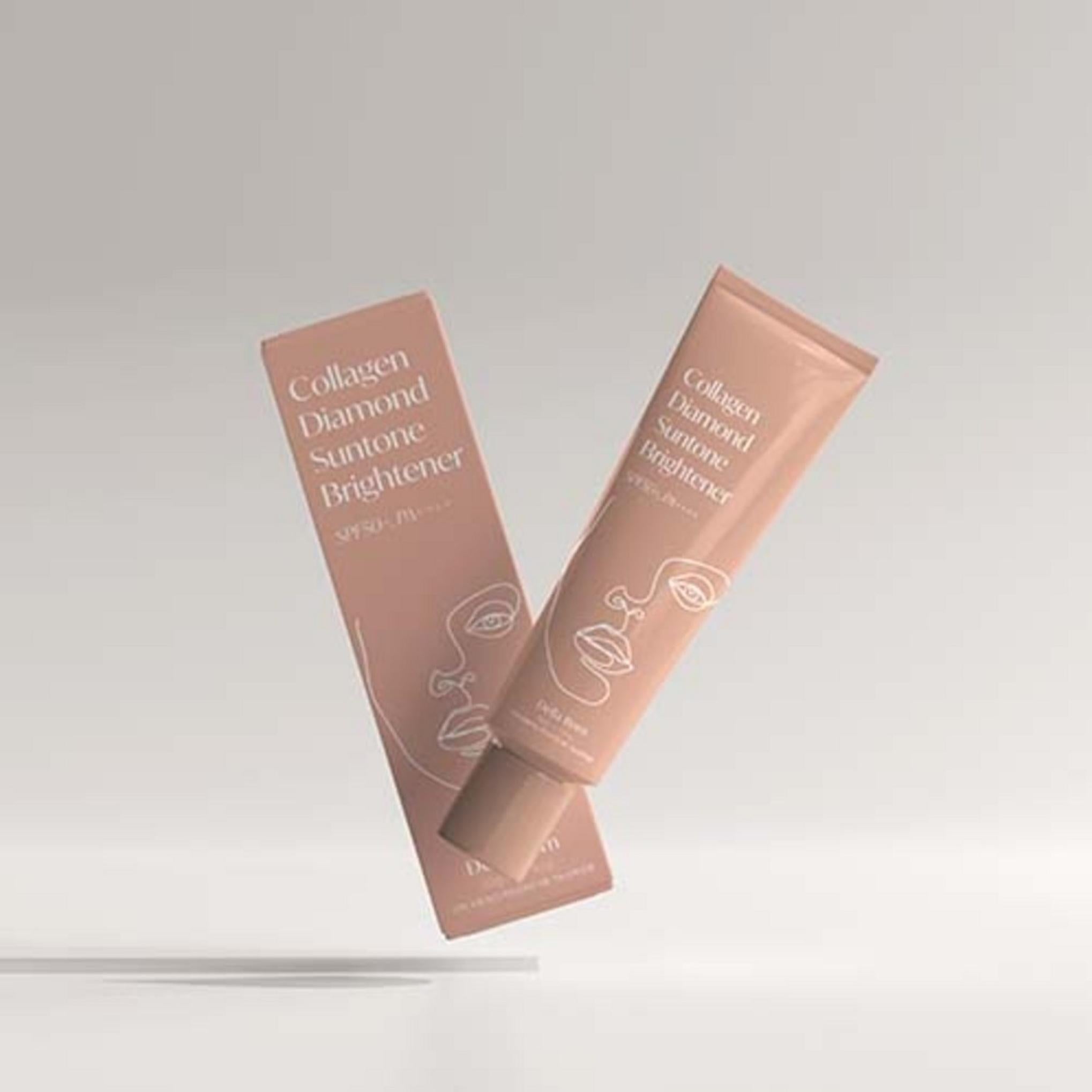 Delavon Collagen Diamond Sun Tone Abrillantador SPF50+ PA++++