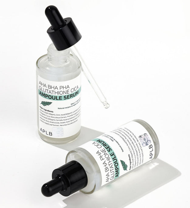 ApleB AHA BHA PHA Glutathione Cica Ampoule Serum