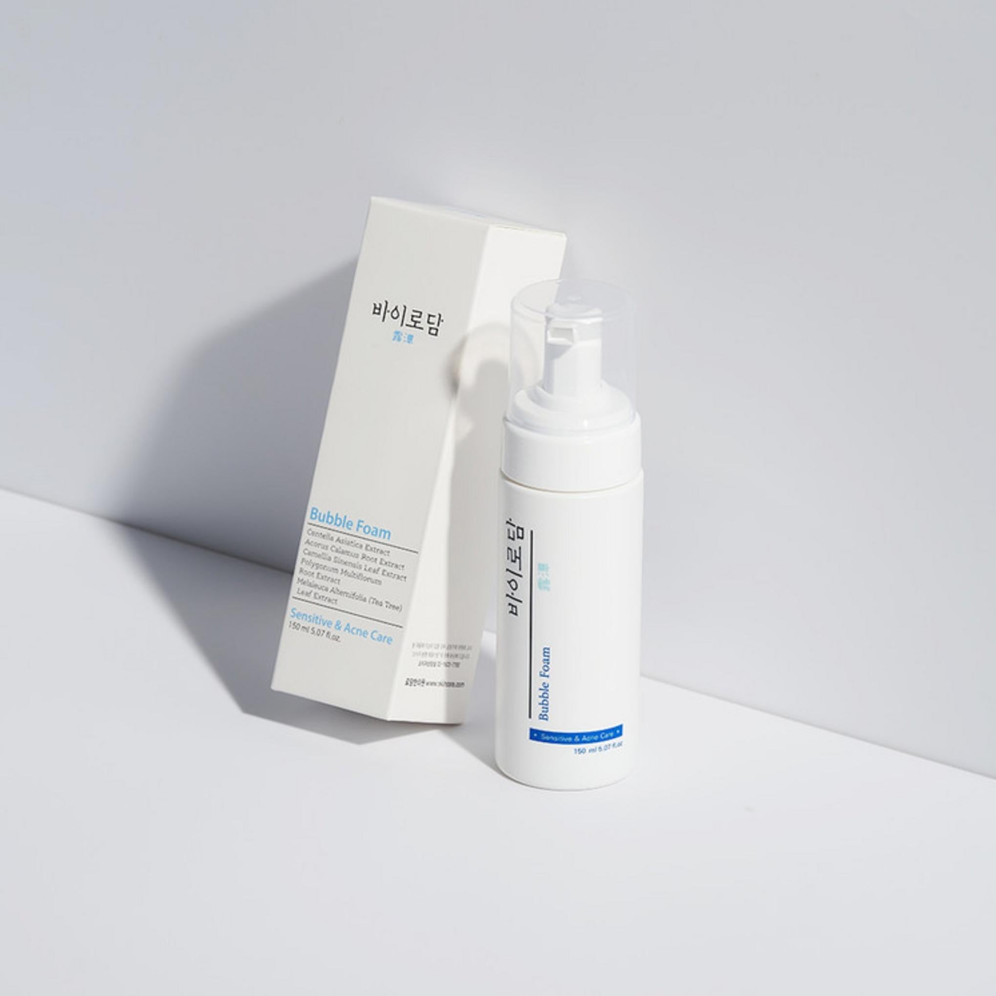 Set di cosmetici delicati per adulti con pelle sensibile ipoallergenica, schiuma a bolle + crema per la cura Virodam