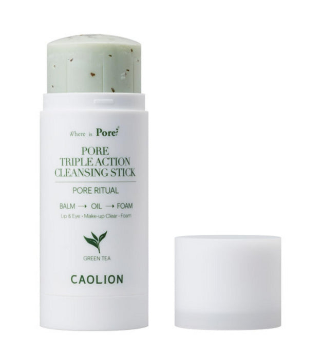 Caolion Pore Stick Limpiador Triple Acción Té Verde