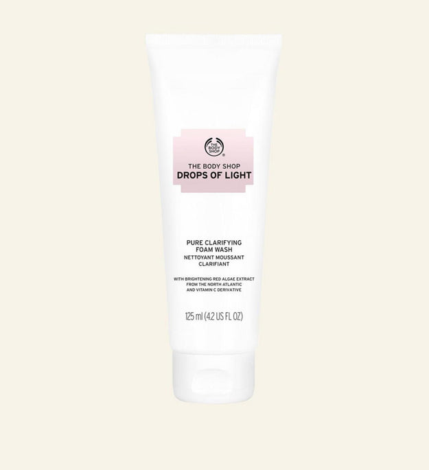 The Body Shop Drops of Light Pure Clarifying Foam Cleansing Foaming Wash