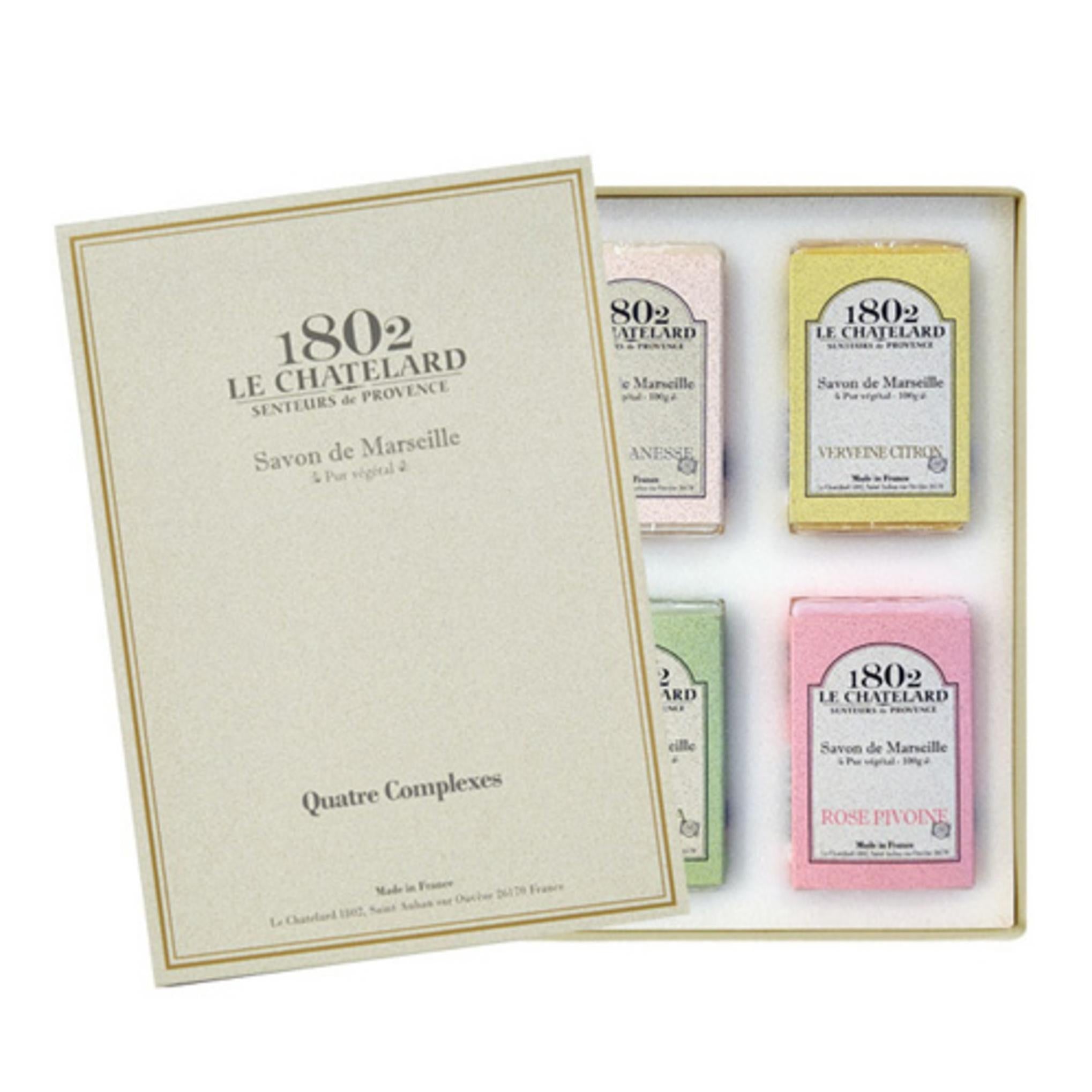 Lechatra 1802 Savon de Marseille 4 Complex Soap Set