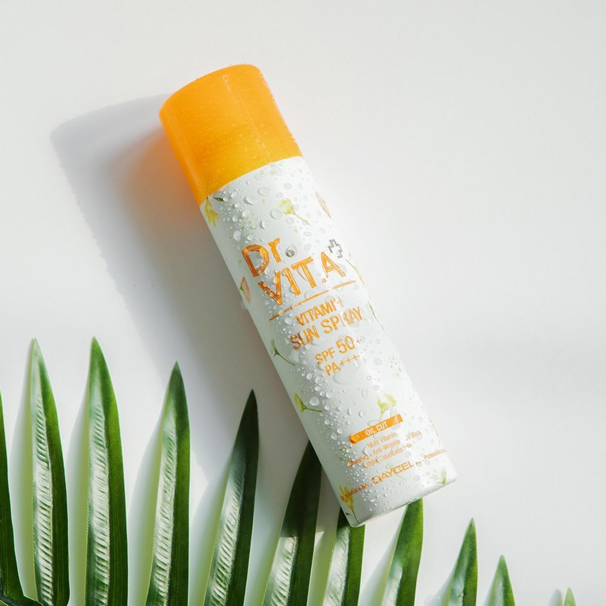 Dr.Vita ホワイトニング シワ改善 紫外線カット トリプル機能性ビタミン サンスプレー (SPF50+ / PA++++)