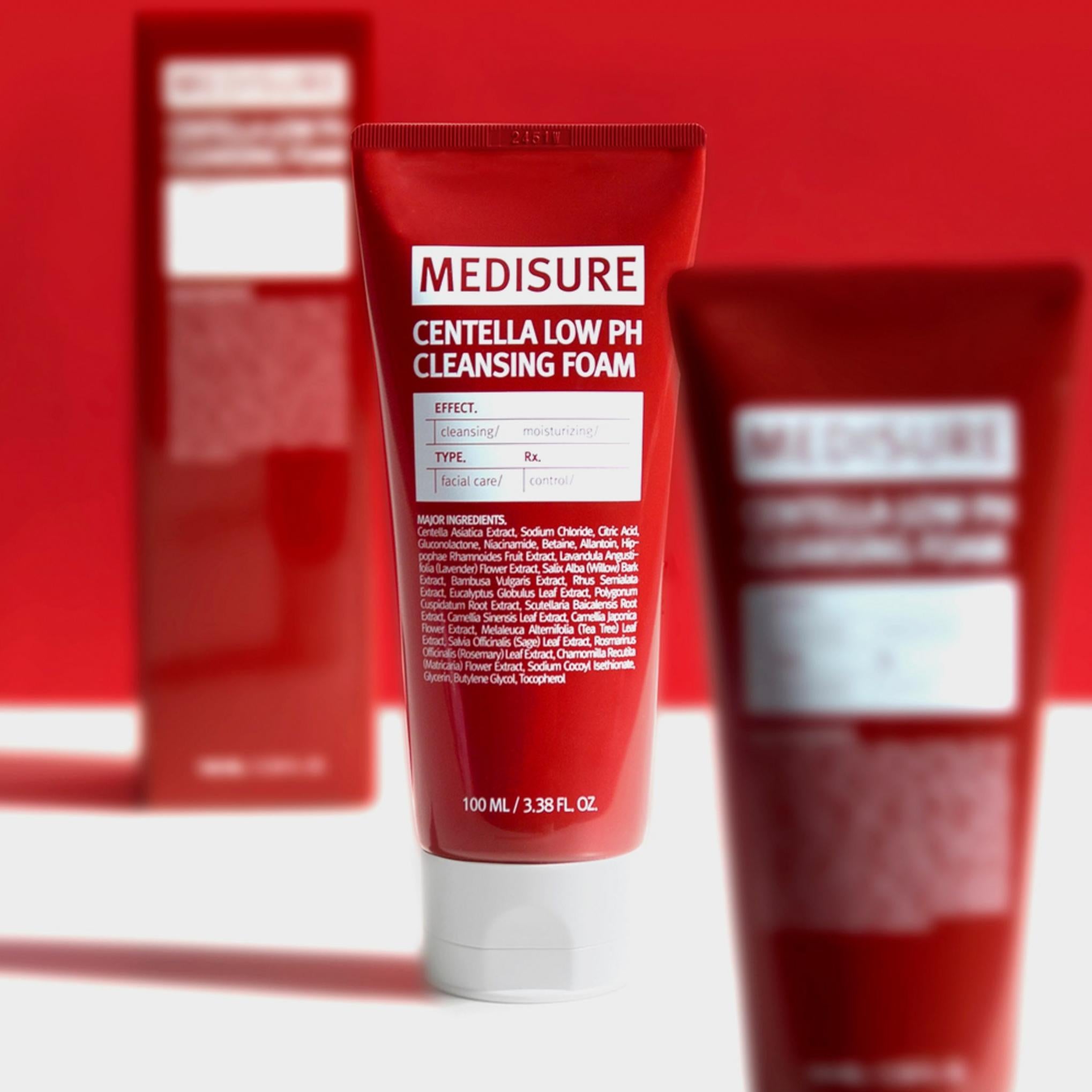 رغوة تنظيف حمضية ضعيفة من Medisure Centella