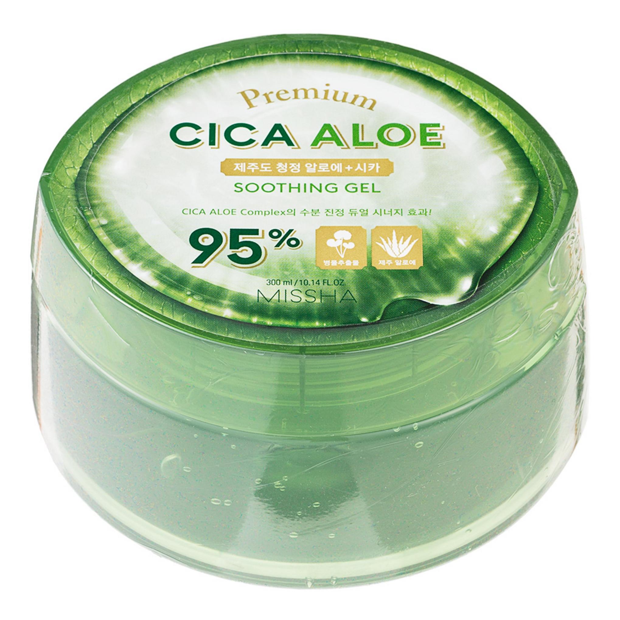 Gel calmante de aloe y cica premium de Missha