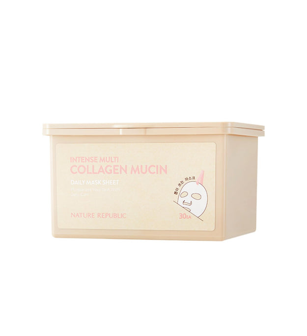 Nature Republic Intense Multi Collagen Mucin Daily Mask Sheet