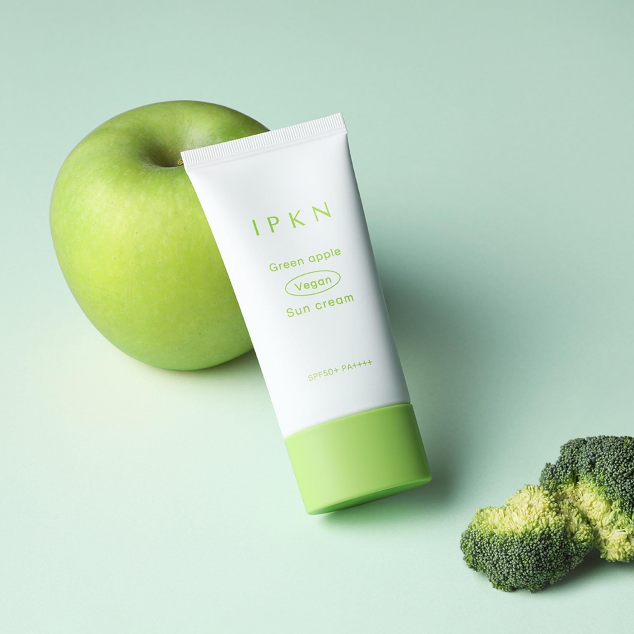 IPKN Green Apple Vegan Sun Cream SPF50+ PA++++