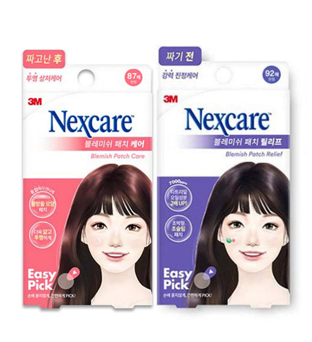 3M Neck Care Blemish Patch Care 87 sheets + Relief 92 sheets