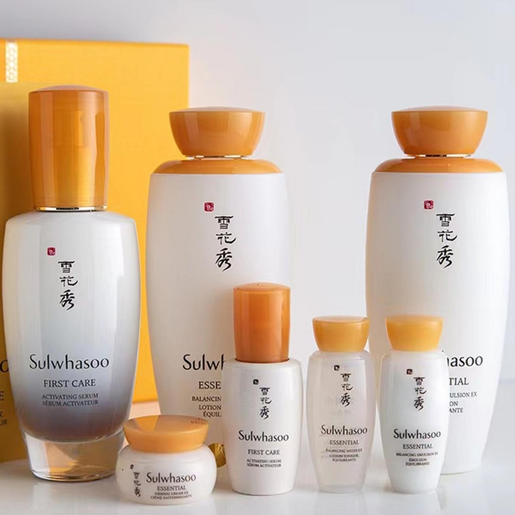 Sulwhasoo Consonant First Care Essencial Diário Conjunto de 8