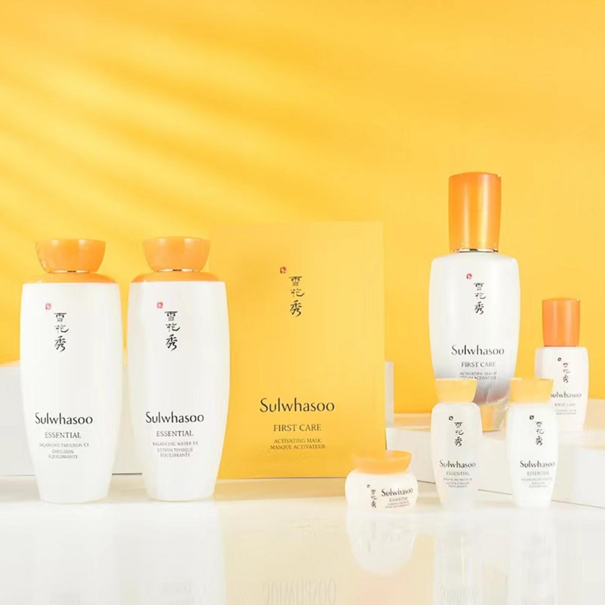 Sulwhasoo Consonant First Care Essencial Diário Conjunto de 8