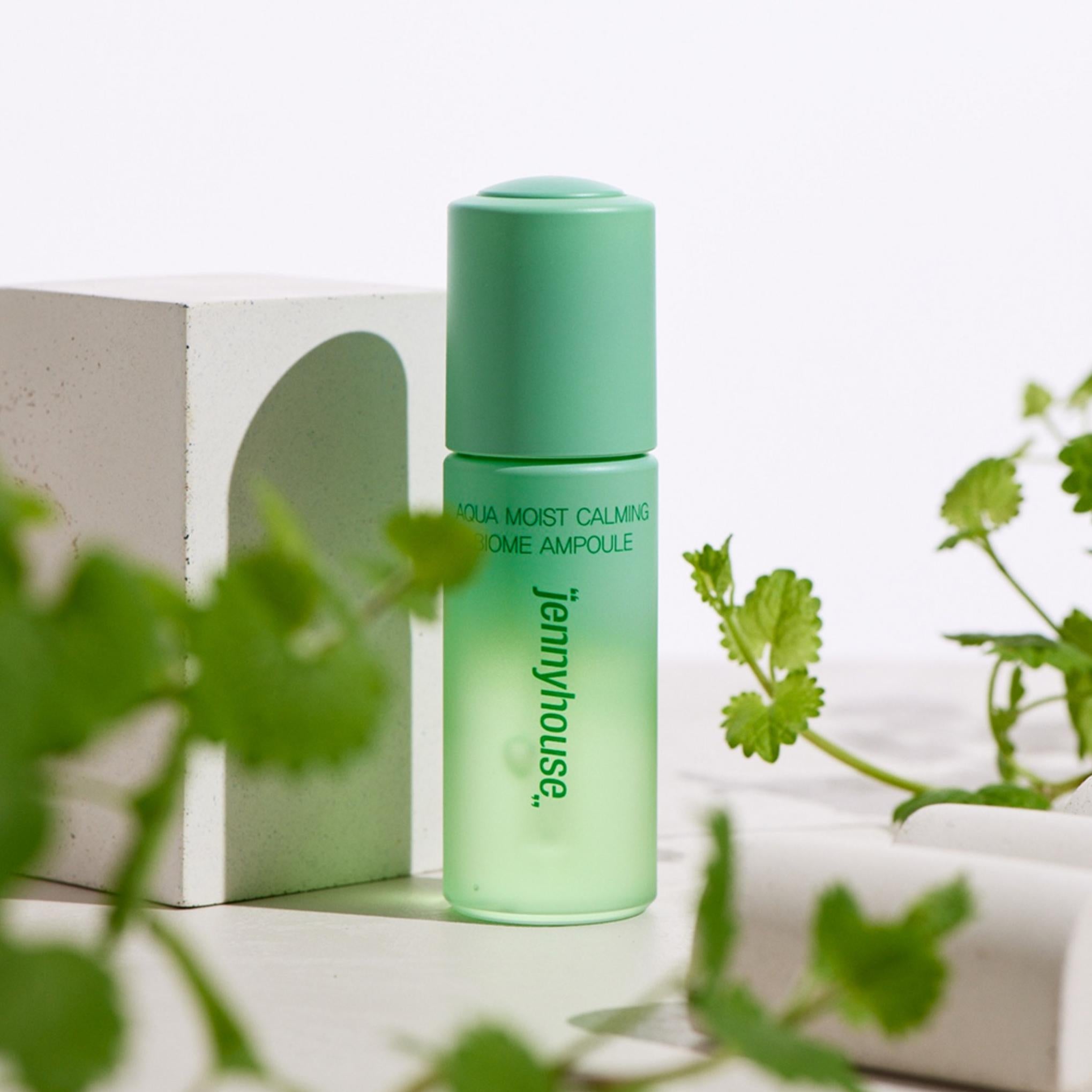 Ampoule apaisante Biome Aqua Moist de Jenny House Cosmetics