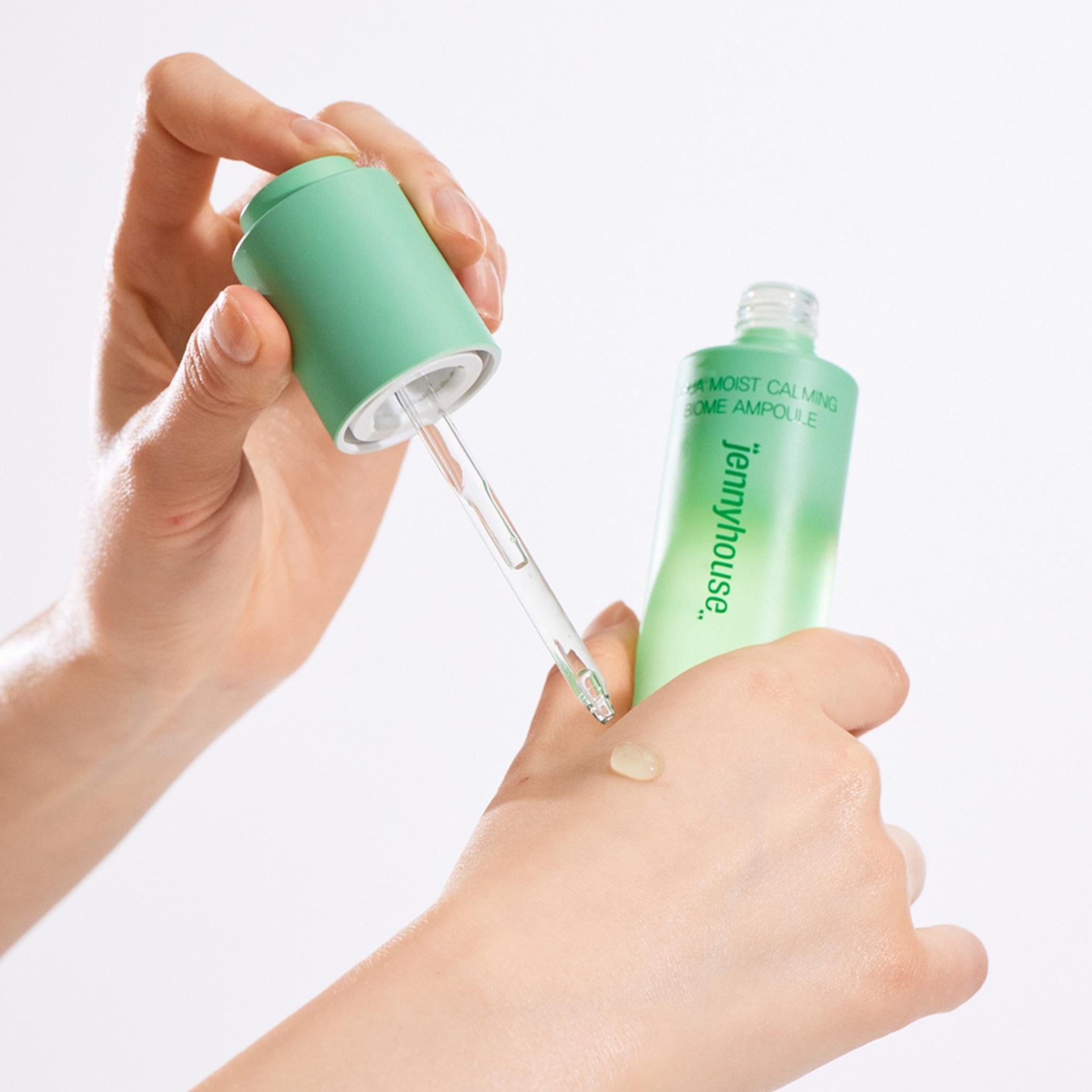 Ampoule apaisante Biome Aqua Moist de Jenny House Cosmetics