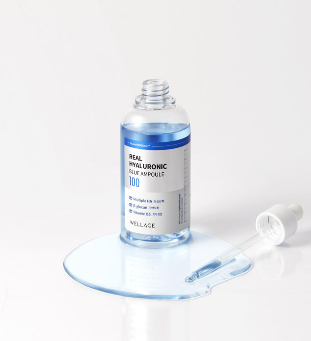 Wellage Real Hyaluronic Blue 100 Ampoule 100ml + 75ml Set