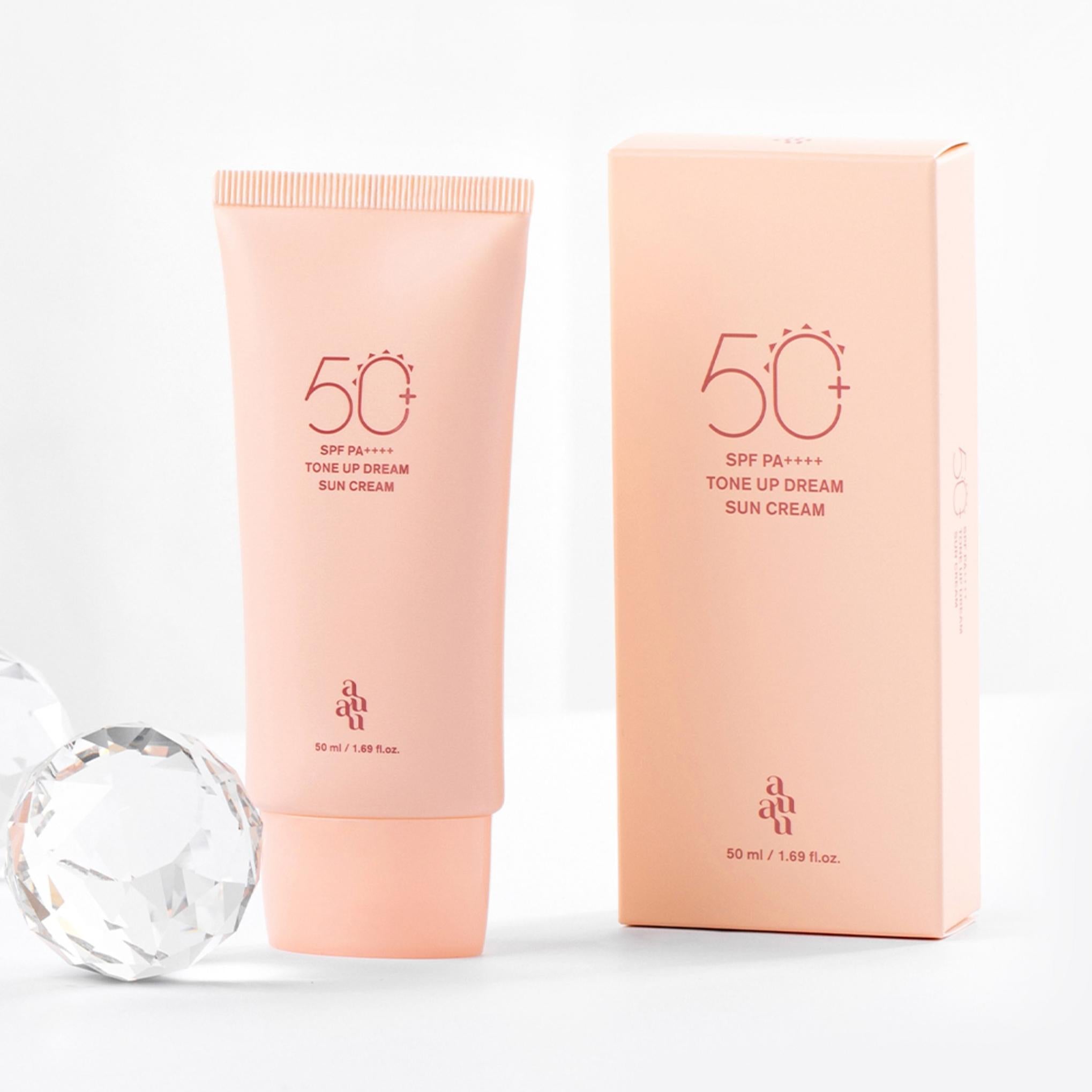 Crema Solar Tonificante de Sueño AYUAYU SPF50+ PA++++