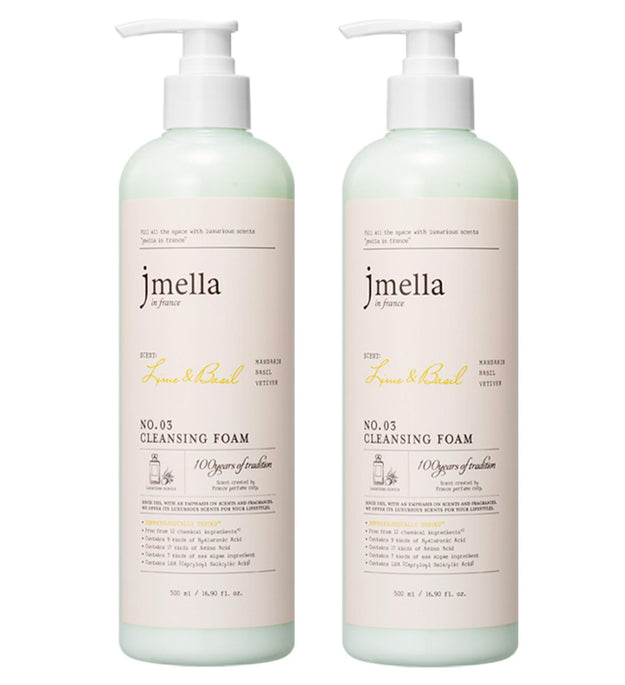J Mela in Francia Lime e Basilico Schiuma Detergente