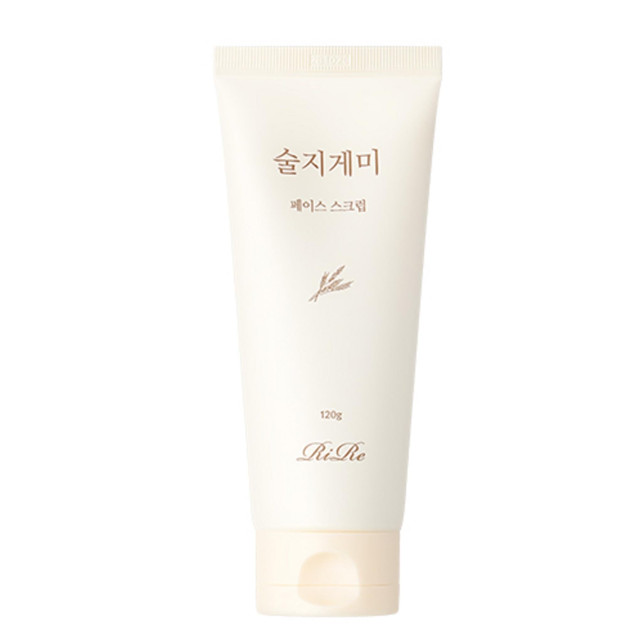 Lire sake lees face scrub