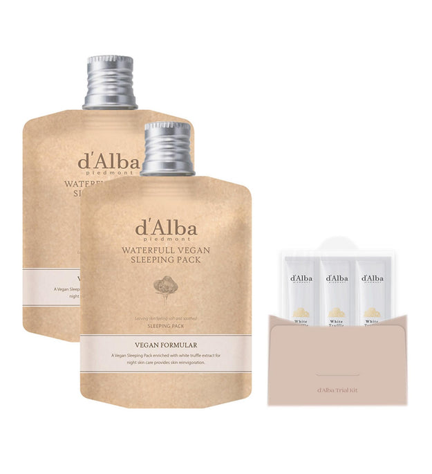 Dalba Waterfull Sleeping Pack 60ml x 2p + Kit 4ml x 3p Set