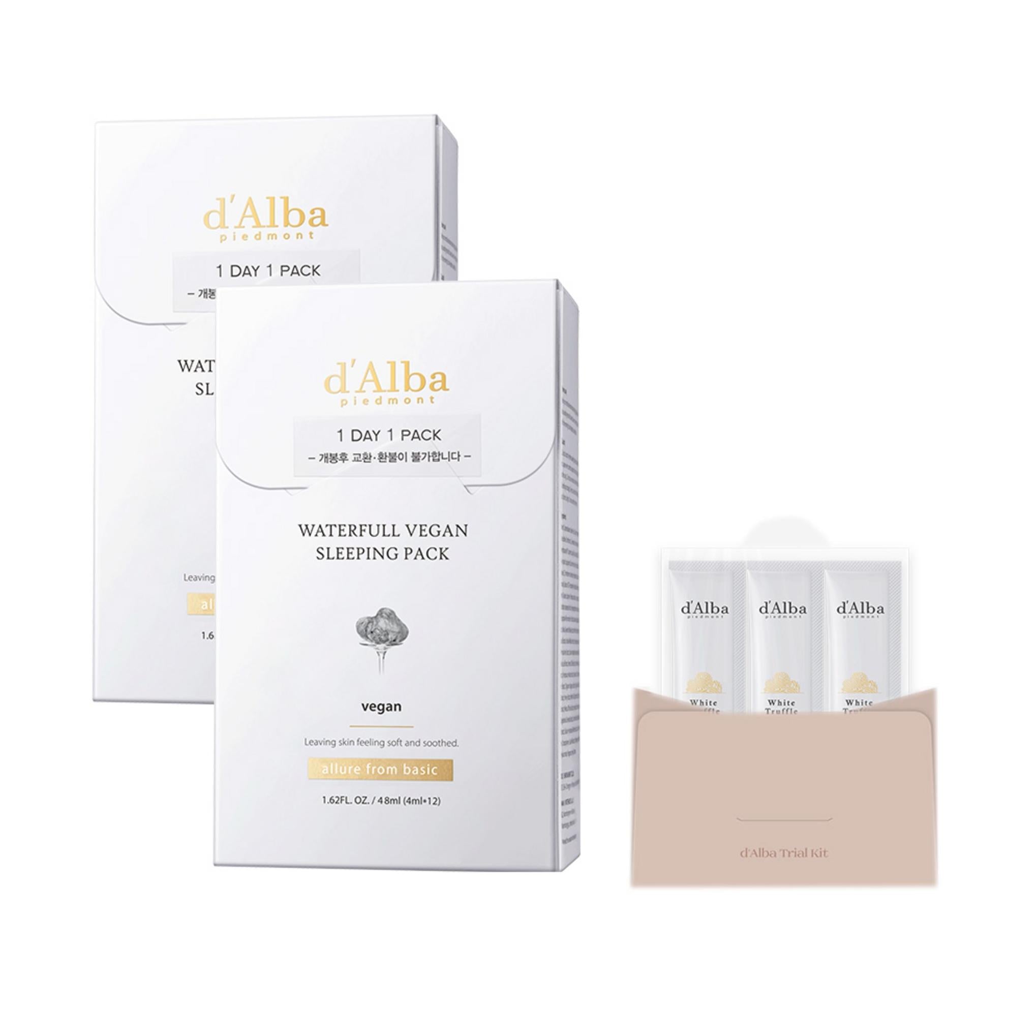 Dalba Waterfull Sleeping Pack 4 ml x 24p + Kit 4 ml x 3p