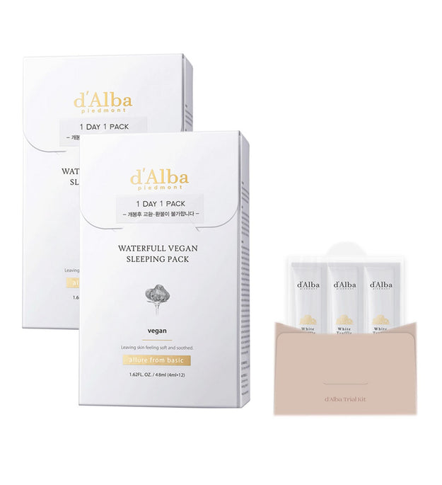 Dalba Waterfull Sleeping Pack 4 ml x 24p + Kit 4 ml x 3p